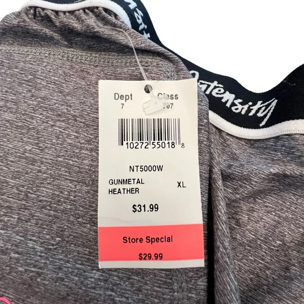 Intensity Girls‎ Low Rise Padded Fast Pitch Slider Compression Shorts Grey XL